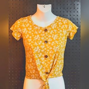 Girls floral top